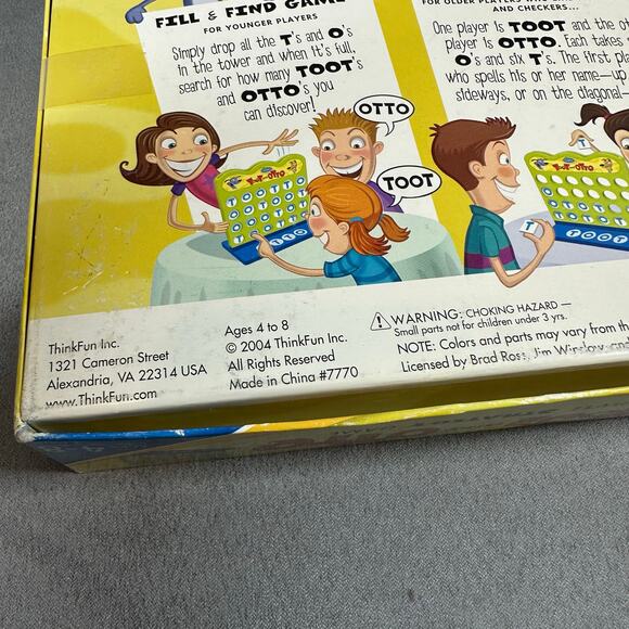 Toot and Otto ThinkFun Siple Strategy Board Game 2004 COMPLETE - Picture 5 of 5